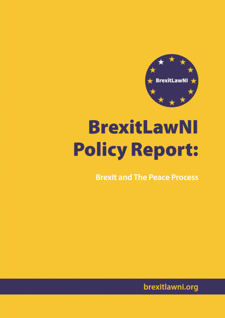 Cover of one of the BrexitLawNI reports