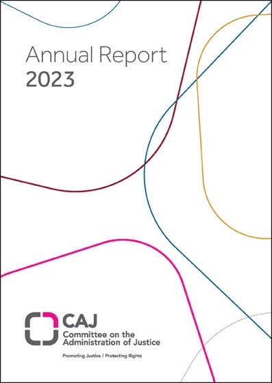 The cover of CAJ's Annual Report 2023